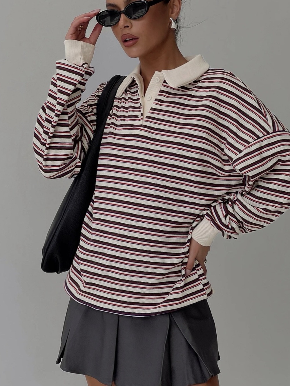 BNWT LIONESS Striped Rugby Shirt